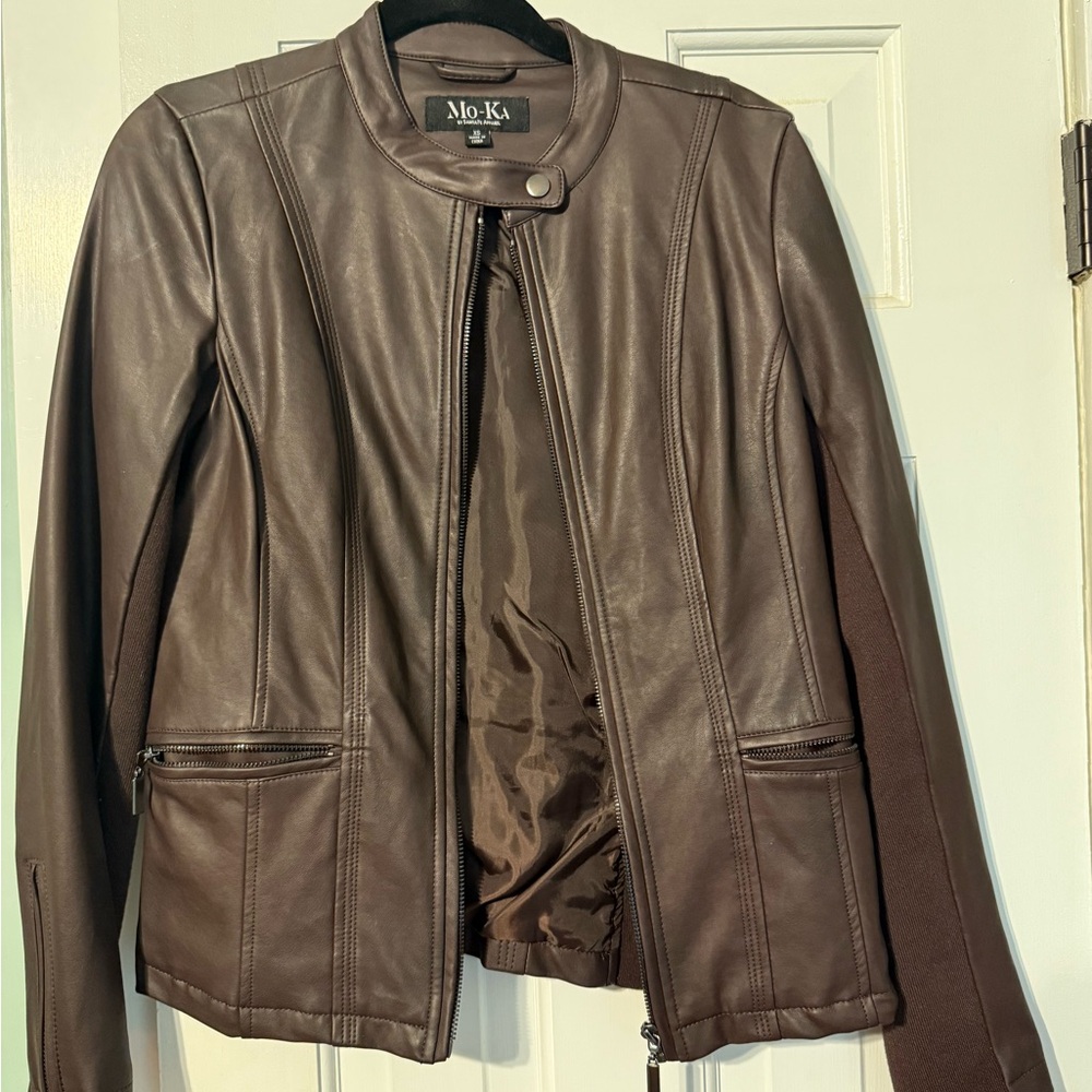 Women's Brown Leather Jacket